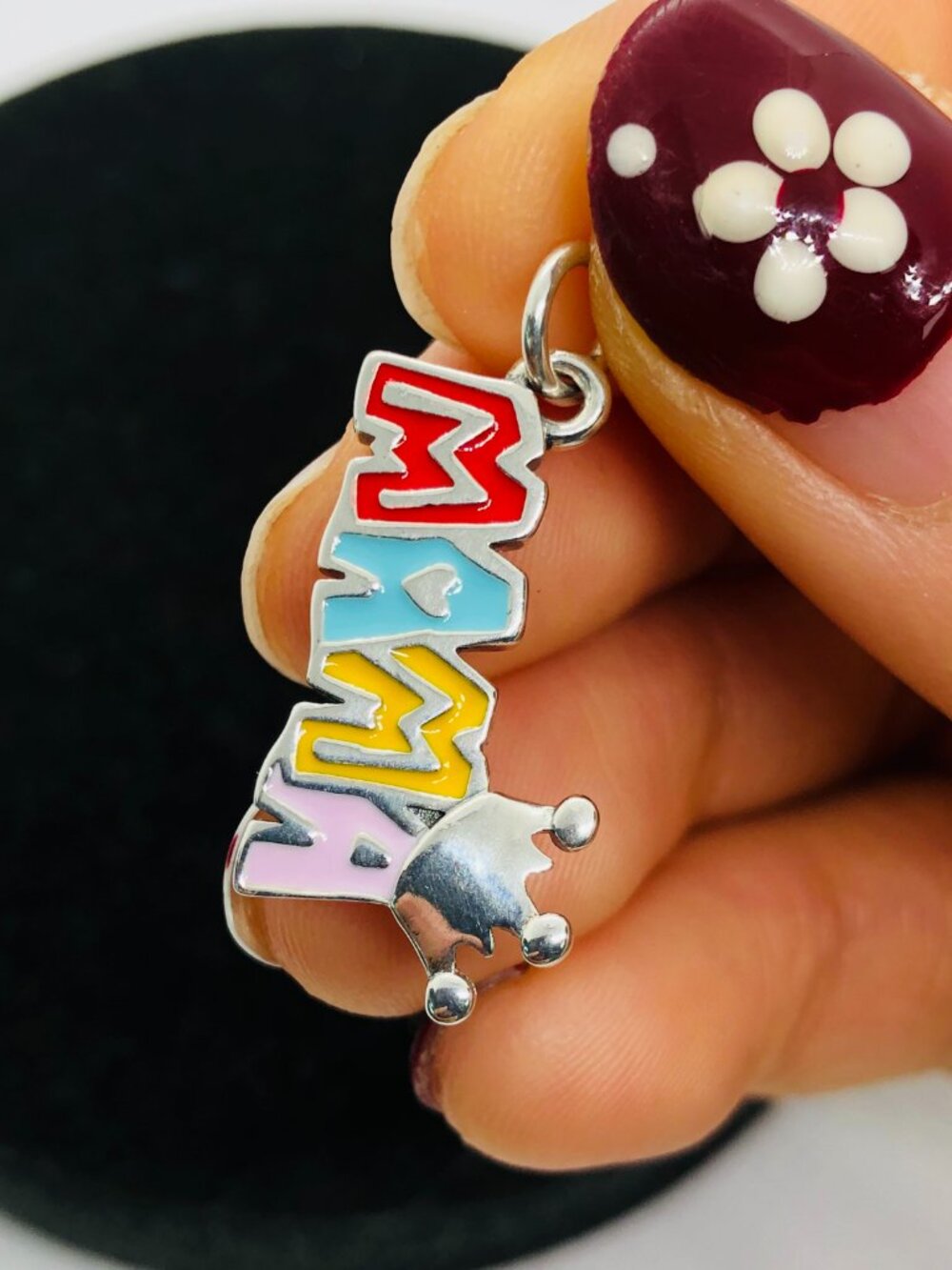 James Avery Enamel Mama Rules Charm